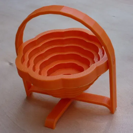 Giỏ bí ngô gập lại cho đồ ngọt Halloween - Image 1