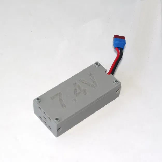 Hộp pin LEGO Technic Tương thích cho 2 pin 18650 - Image 3