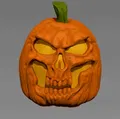 Mô hình quả bí ngô JackOlantern - Thumbnail 2