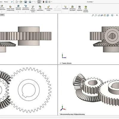 Bánh Răng Côn và Bánh Răng Thẳng