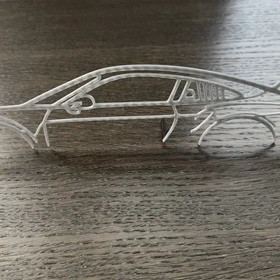 Hình bóng xe Porsche 911 992 GT3RS đứng