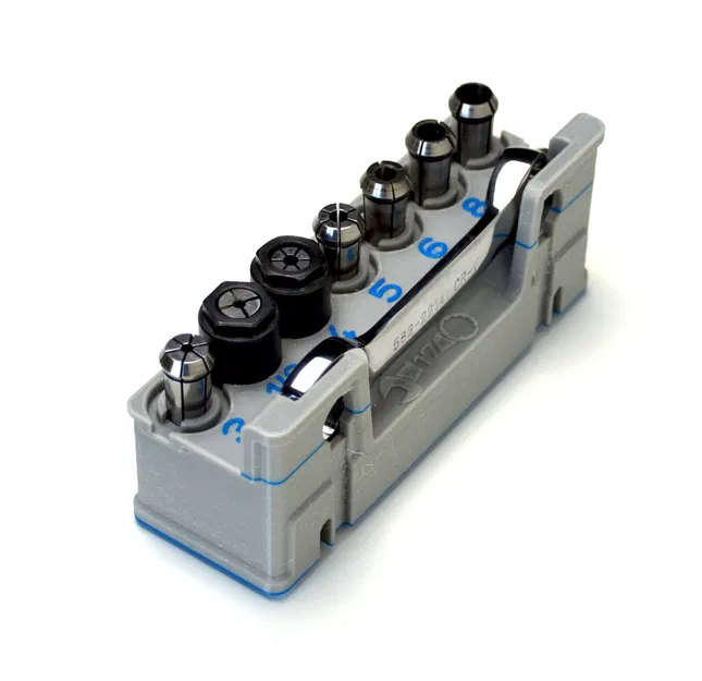 Chân giữ collet cho trục Kress, AMB, Isel, Mafell, Stepcraft - 401E (OZ8), DIN 6388A - Image 1