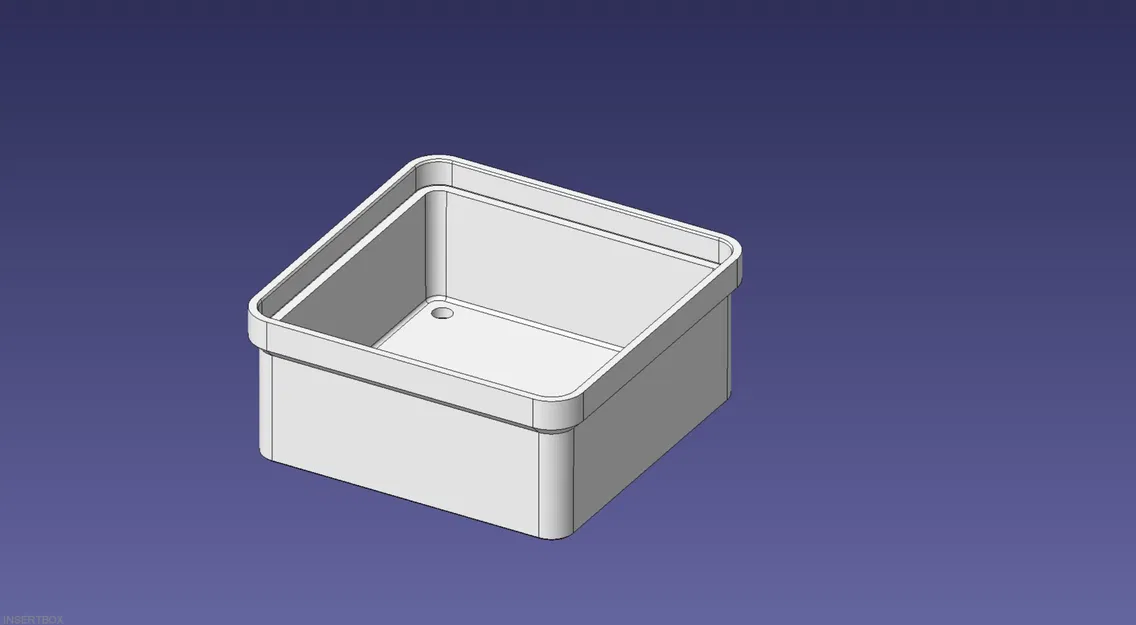 Hộp Nhét Xếp Chồng 1x1 Đơn vị, Cao 1/3 - Image 1