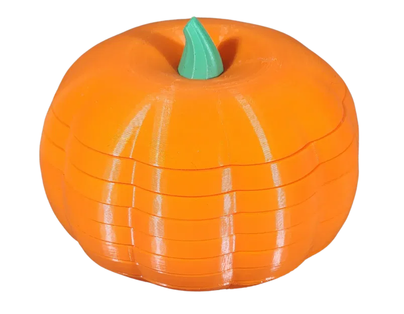 Bộ 6 đế lót ly hình bí ngô Halloween xếp chồng được - Image 2