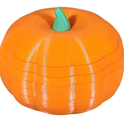 Bộ 6 đế lót ly hình bí ngô Halloween xếp chồng được