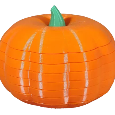 Bộ 6 đế lót ly hình bí ngô Halloween xếp chồng được