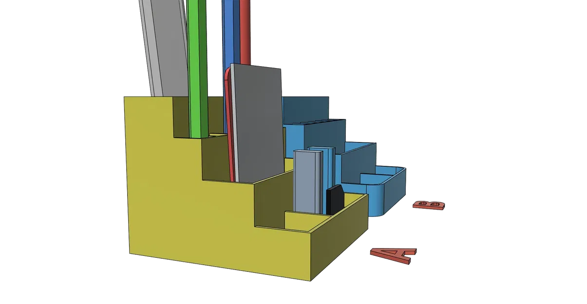 Chân Cắm Bút, Hộp Đựng Bàn Làm Việc, Văn Phòng Dễ In - Image 3