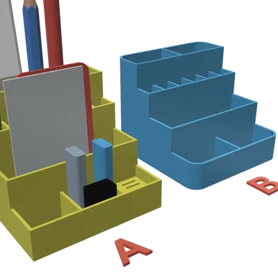 Chân Cắm Bút, Hộp Đựng Bàn Làm Việc, Văn Phòng Dễ In