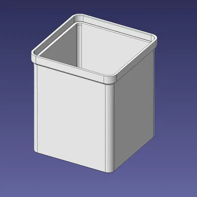 Hộp đựng đồ xếp chồng Auer 1x1 đơn vị, full height