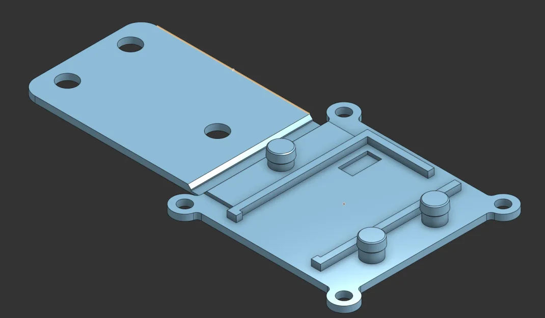Khay giữ ELRS BetaFPV Nano RX cho frame 25x25 - Image 1