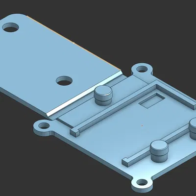 Khay giữ ELRS BetaFPV Nano RX cho frame 25x25