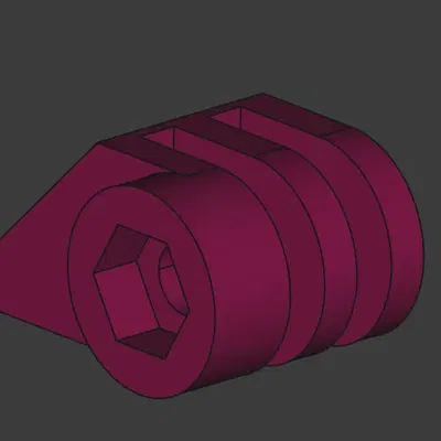 Pat Gá Gắn GoPro Bằng FreeCAD