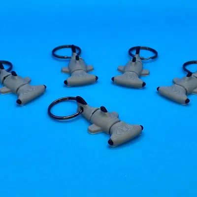 Móc Khóa Cá Mập Búa