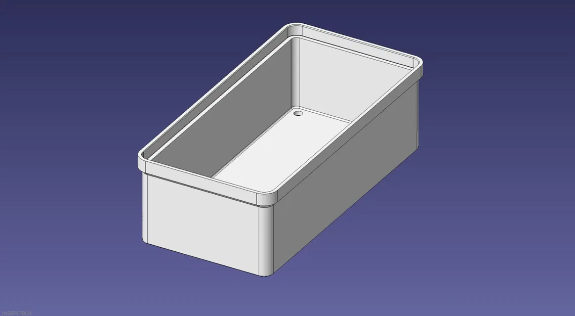 Hộp Đựng Xếp Chồng 1x2 Đơn Vị, Chiều Cao Nửa - Image 1