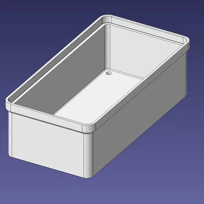 Hộp Đựng Xếp Chồng 1x2 Đơn Vị, Chiều Cao Nửa