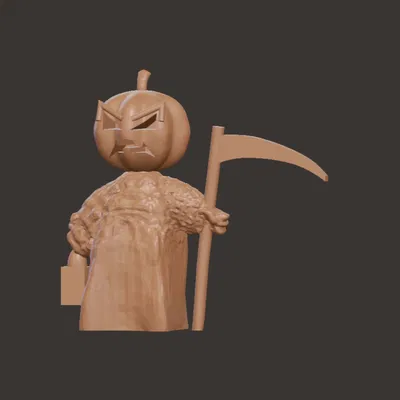 Tượng gnome Halloween hoang dã in 3D