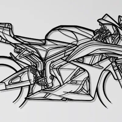 Tranh Treo Tường Honda CBR 600RR 2009