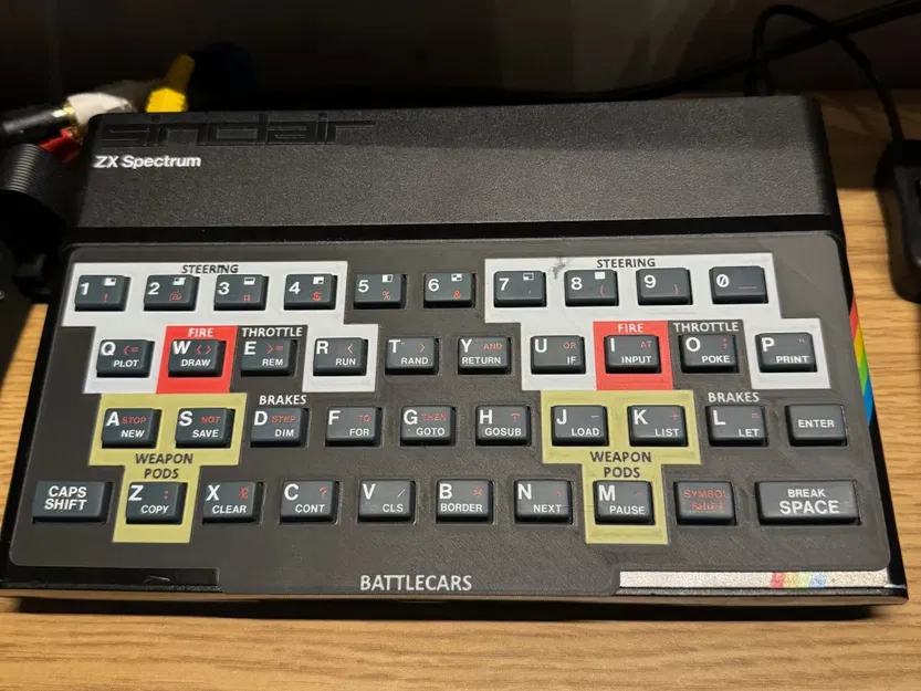 Tấm phủ bàn phím ZX Spectrum cho mẫu phím cao su 48k - Image 1