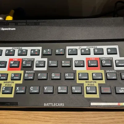 Tấm phủ bàn phím ZX Spectrum cho mẫu phím cao su 48k