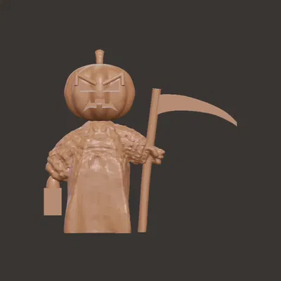 Tượng gnome Halloween hoang dã in 3D