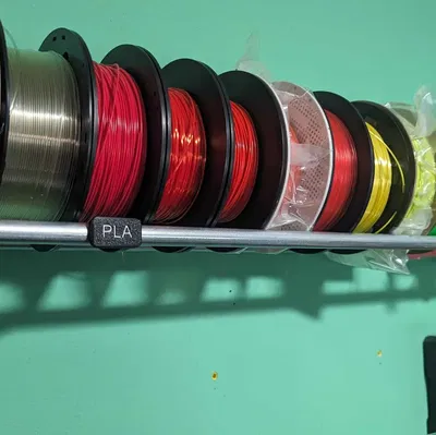 Bảng tên từ tính cho reprack kim loại