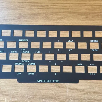 Tấm phủ bàn phím ZX Spectrum cho mẫu phím cao su 48k