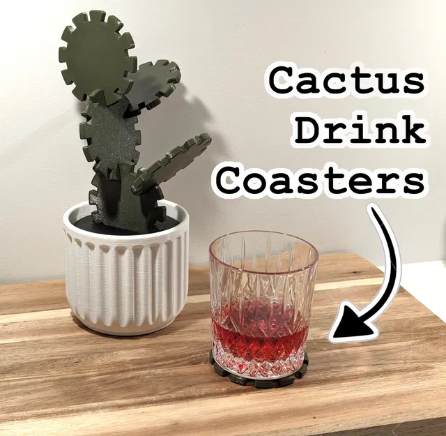 Bộ Đế Lót Ly Xương Rồng - Image 1