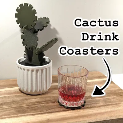 Bộ Đế Lót Ly Xương Rồng