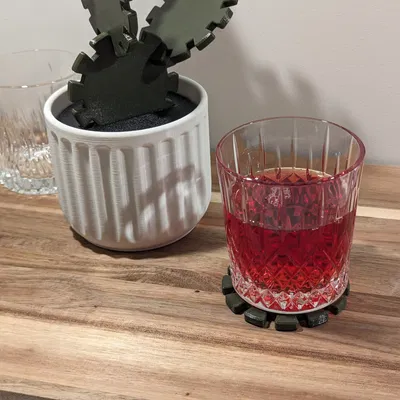 Bộ Đế Lót Ly Xương Rồng