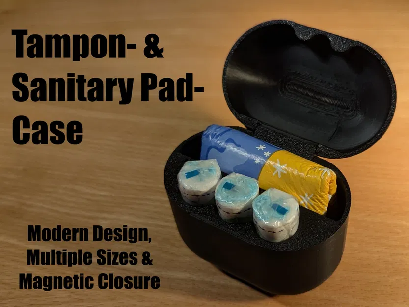 Hộp Đựng Băng Vệ Sinh & Băng Vệ Sinh Dạng Ống - Nhiều/Hỗn Hợp Kích Cỡ - Image 1