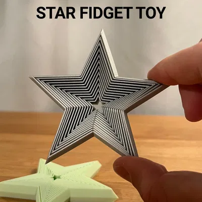 Đồ Chơi Fidget Hình Sao - 70mm