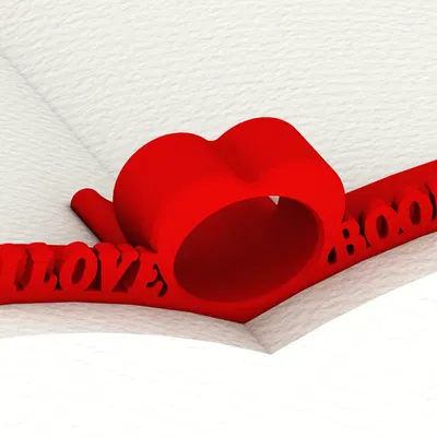 Kệ giữ sách "I LOVE BOOKS" - Phiên bản Valentine