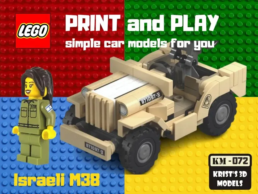 Mô Hình LEGO Xe Tải Israel M38 – 4x4 - Image 1