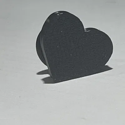 Móc Giày Crocs Hình Trái Tim - Heart Croc Jibbitz