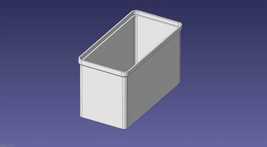Hộp Đựng Xếp Chồng 1x2 ô, Chiều Cao Đầy Đủ, Lưới 1x1 Sortimo - Image 1