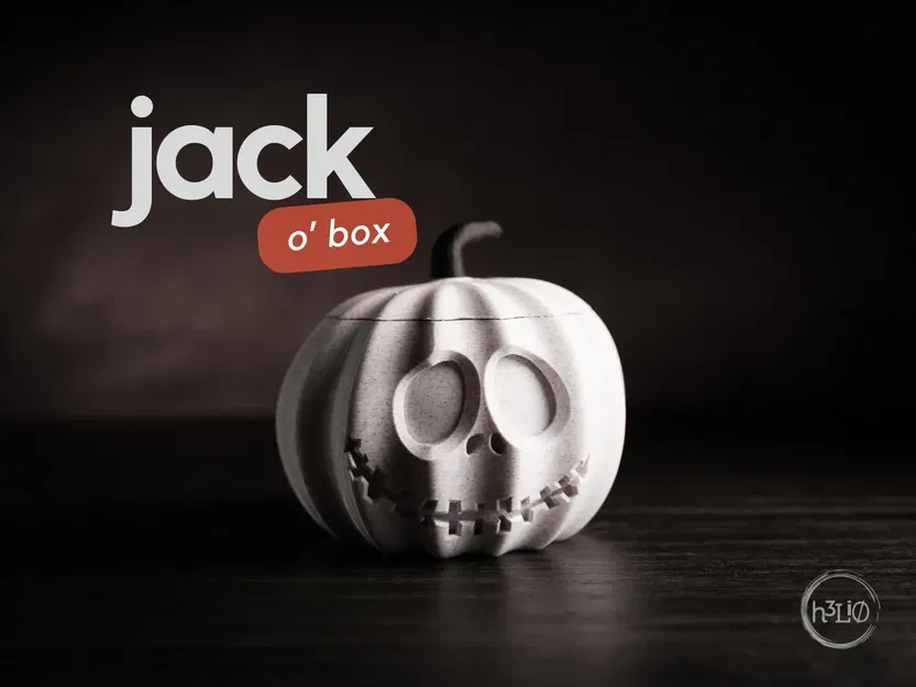Hộp Jack o'box - Hộp Halloween có nắp và thân vặn - Image 1