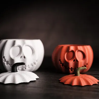 Hộp Jack o'box - Hộp Halloween có nắp và thân vặn