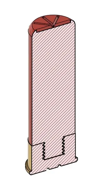 Vỏ đạn 12 Gauge Có Ren cho DeSteiner 1887 - Image 1
