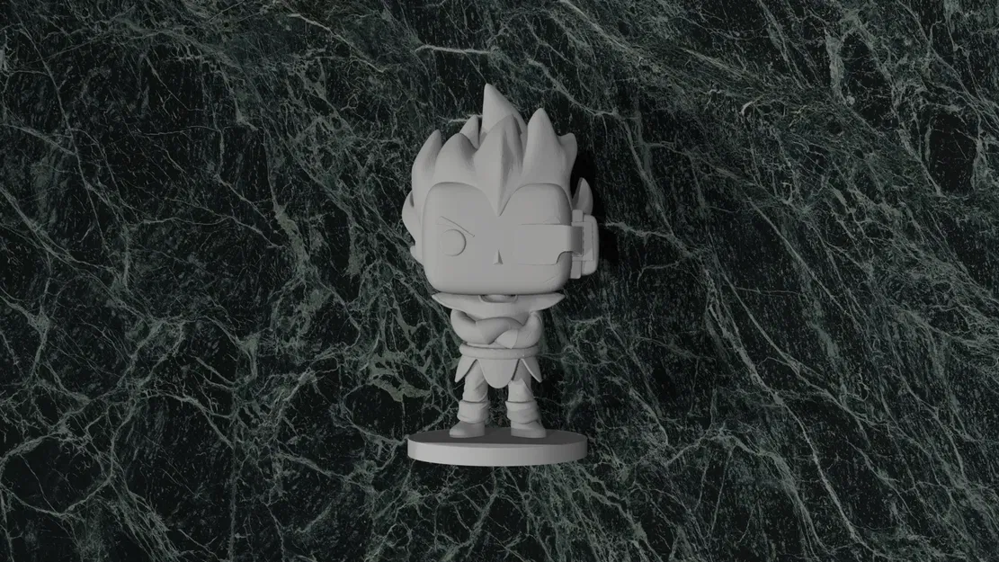 Vegeta Funko Dragon Ball Z #37 - Mẫu In 3D Miễn Phí - Image 1