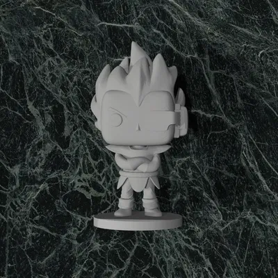 Vegeta Funko Dragon Ball Z #37 - Mẫu In 3D Miễn Phí