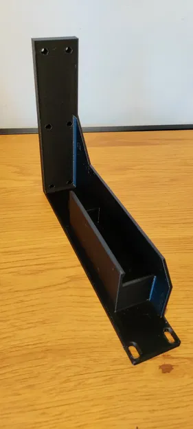 Khung rack 1U cho HP Elitedesk G3 mini và các đời mới hơn (phiên bản để trống cục sạc) - Image 1