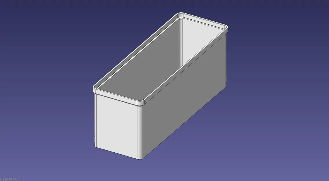 Hộp Nhét Chồng 1x3 Đơn Vị, Chiều Cao Đầy Đủ - Image 1