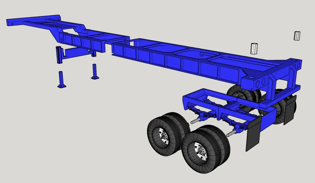 Khung Gầm Container Tương Thích Container USA Trains 40' Cho Đường Sắt Vườn - Image 4