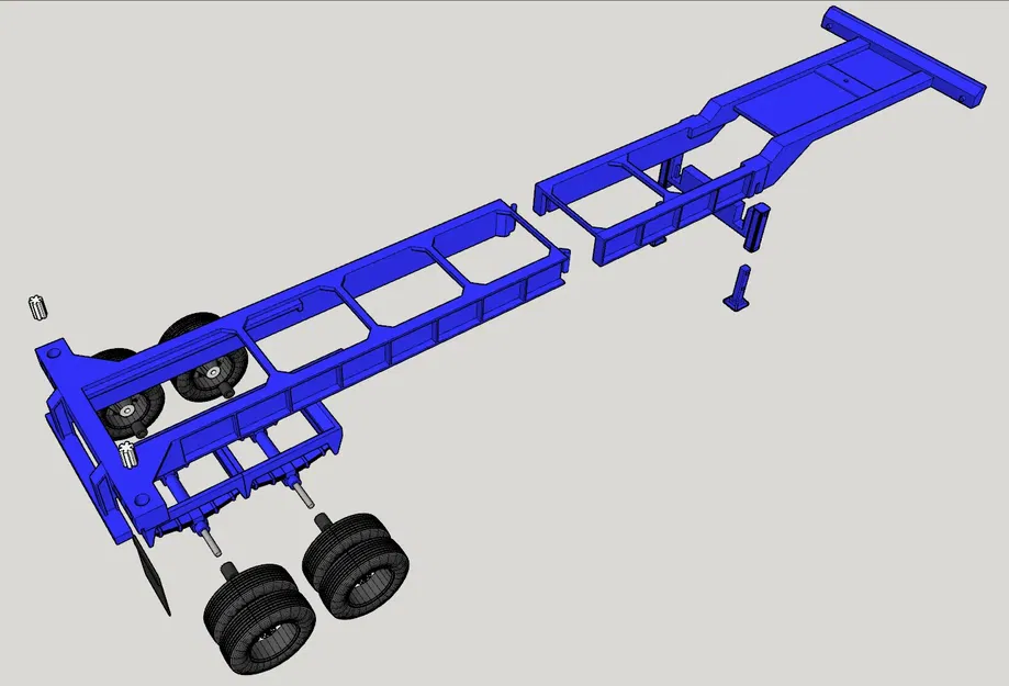 Khung Gầm Container Tương Thích Container USA Trains 40' Cho Đường Sắt Vườn - Image 5