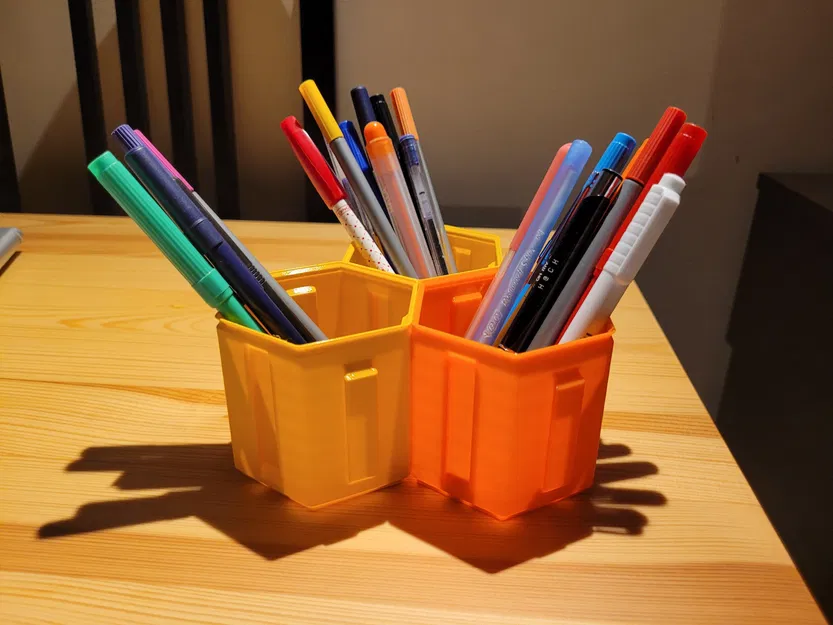 Hộp lục giác (xếp chồng, khớp nối, chế độ vase) - Image 2