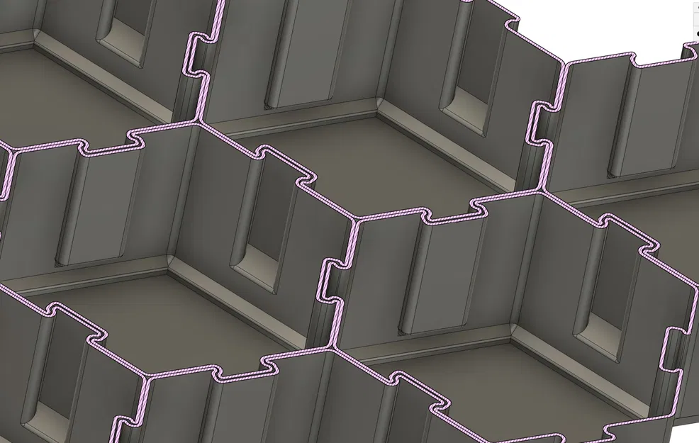 Hộp lục giác (xếp chồng, khớp nối, chế độ vase) - Image 3