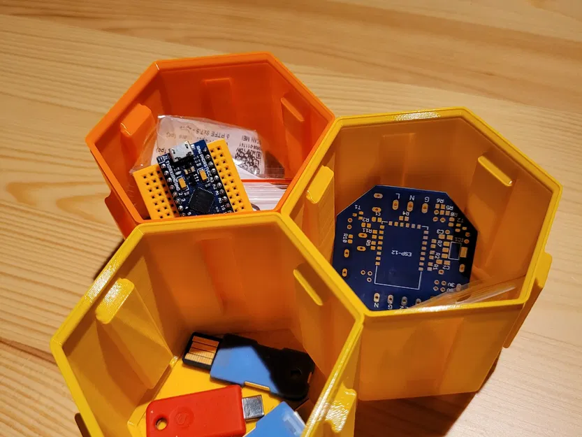 Hộp lục giác (xếp chồng, khớp nối, chế độ vase) - Image 4