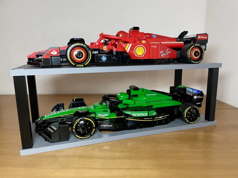Kệ Lego Speed Champions F1 - Mẫu 2 xe - Image 1