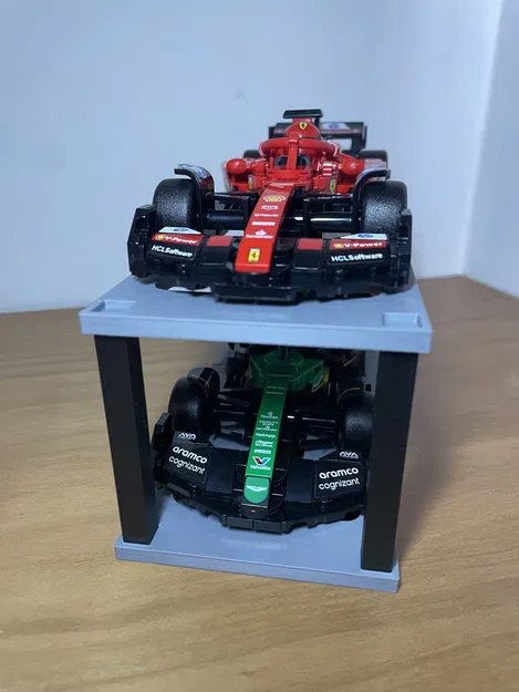 Kệ Lego Speed Champions F1 - Mẫu 2 xe - Image 2