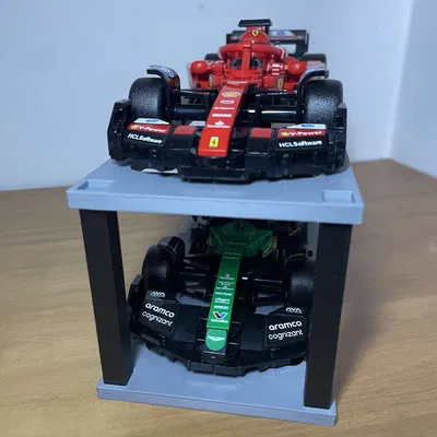 Kệ Lego Speed Champions F1 - Mẫu 2 xe